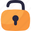 unlock, lock, open, security, caps lock, unsecure, unblocked, tools and utensils, padlock 