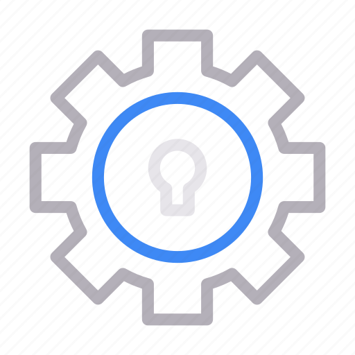 Keyhole, lock, preference, protection, setting icon - Download on Iconfinder
