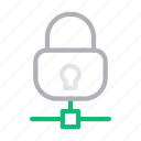 lock, network, private, protection, sharing