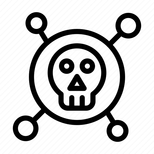 Danger, scull, sign, skeleton, warning icon - Download on Iconfinder