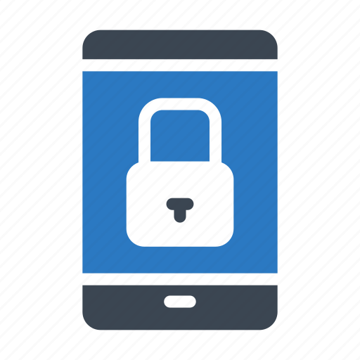 Lock, mobile, phone, private, protection icon - Download on Iconfinder