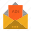 ad, advertising, email, letter, mail 