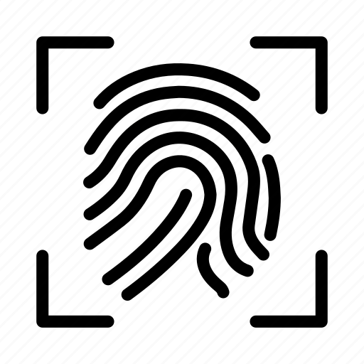 Fingerprint, identity, lock, protection, scan icon - Download on Iconfinder
