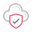 cloud, private, protection, security, shield 