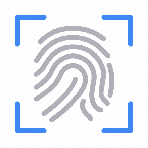 Fingerprint, identity, lock, protection, scan icon - Download on Iconfinder