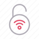 connection, signal, unlock, wifi, wireless 
