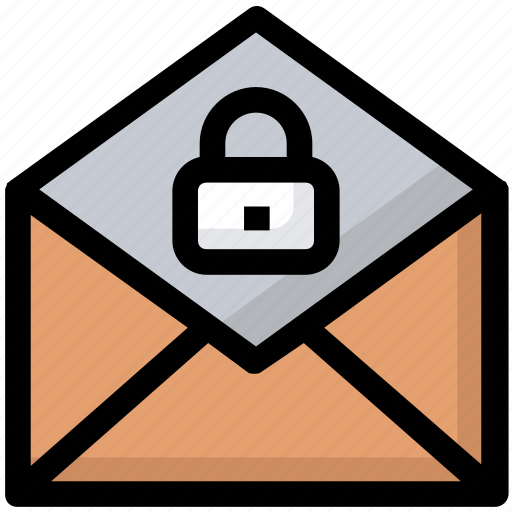 Email, lock, mail, security icon - Download on Iconfinder