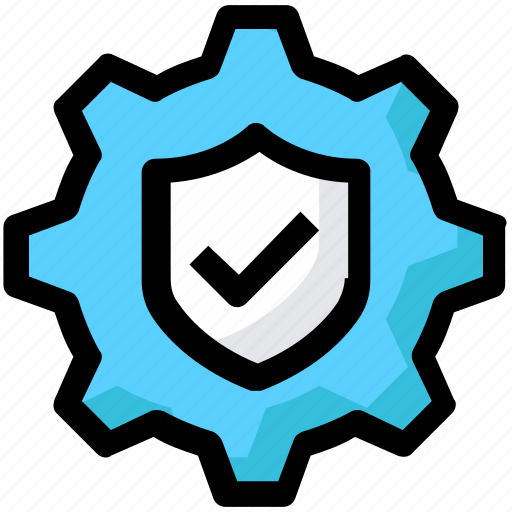 Protection, security, settings, shield icon - Download on Iconfinder