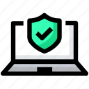 antivirus, laptop, protection, security