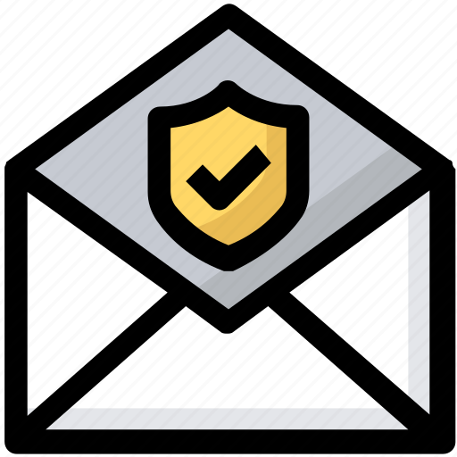 Email, protection, security, shield icon - Download on Iconfinder
