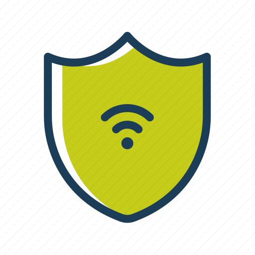 Shield, web, security, wireless, safety, wifi, protect icon - Download on Iconfinder