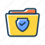 folder, encryption, shield, secure, security, encrypted 