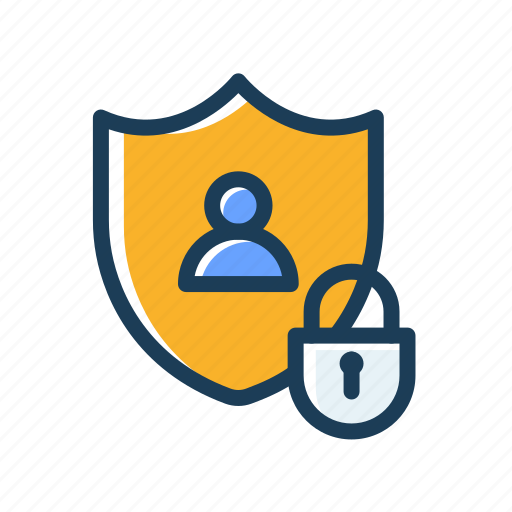 Privacy, lock, profile, shield, user, secure, protect icon - Download on Iconfinder