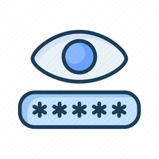 Password, entry, input, secure, eye, state, ui icon - Download on Iconfinder