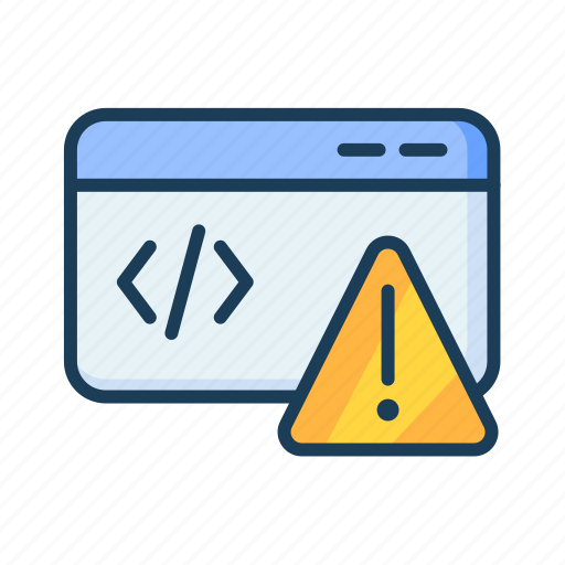 Error, message, alert, code, program, exclamation icon - Download on Iconfinder