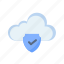 cloud, shield, security, verified, protection, internet 
