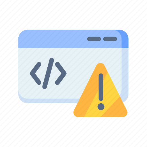 Error, message, alert, code, program, exclamation icon - Download on Iconfinder