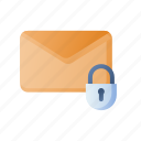 email, lock, protect, envelop, encrypted, locked