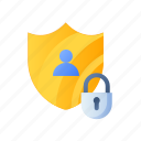 privacy, lock, profile, shield, user, secure, protect