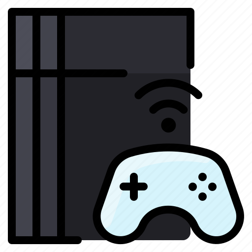 Console, game, network, wifi, wireless icon - Download on Iconfinder
