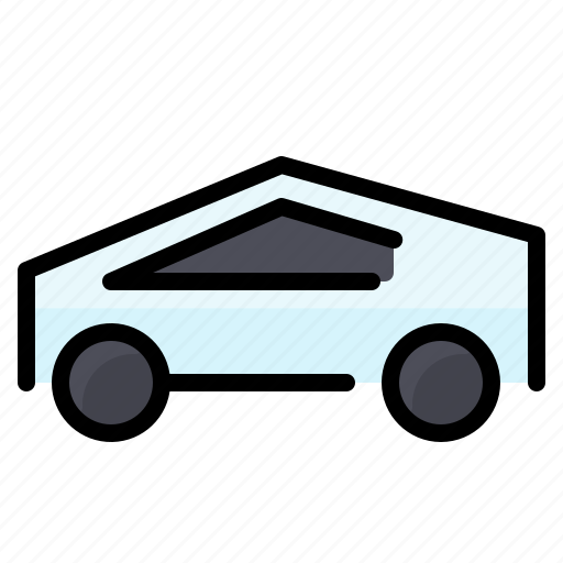 Car, cybertruck, elon, musk, smart, tesla, truck icon - Download on Iconfinder