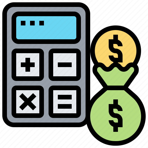 Accounting, calculator, money, salary, wage icon - Download on Iconfinder