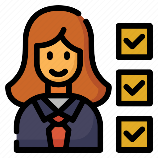 Candidate, woman, interview, manager, recruitment, hiring, business icon - Download on Iconfinder