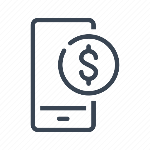 Mobile, phone, smartphone, dollar, finance, business icon - Download on Iconfinder