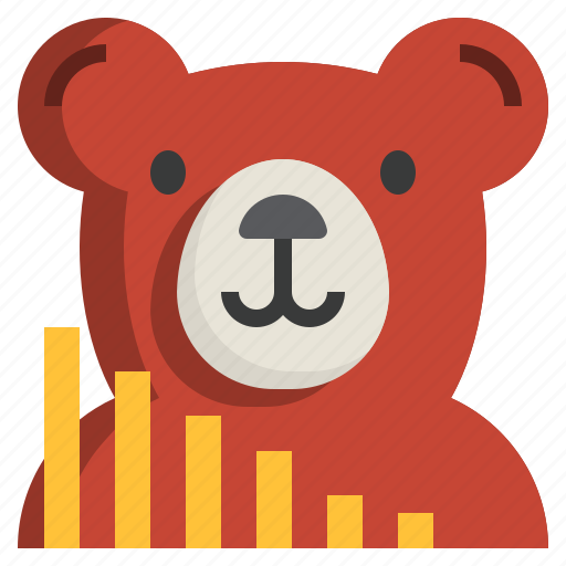 Bear, markret, business, finance, stock, chart icon - Download on Iconfinder