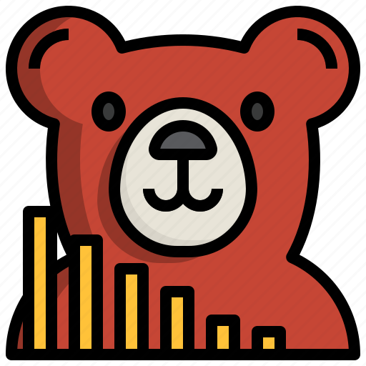 Bear, markret, business, finance, stock, chart icon - Download on Iconfinder