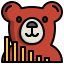 bear, markret, business, finance, stock, chart 