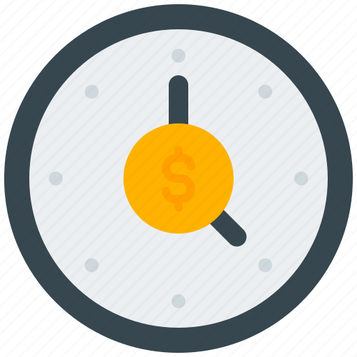Clock, time, investment, invest, money, investing, finance icon - Download on Iconfinder