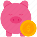 piggy, bank, coins, investment, invest, money, save, saving