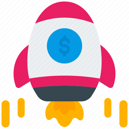 Startup, rocket, ship, investment, invest, dollar, launch icon - Download on Iconfinder