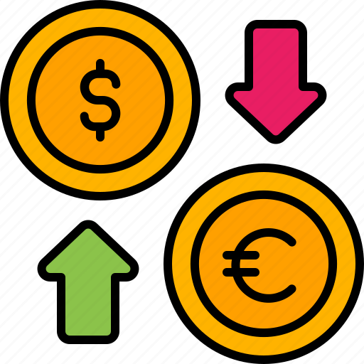 Exchange, money, investment, invest, euro, dollar, currency icon - Download on Iconfinder