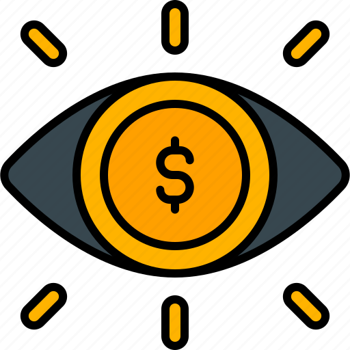 Vision, eye, investment, invest, money, view, dollar icon - Download on Iconfinder