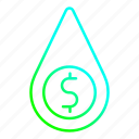 drop, investment, liquid, water