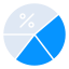 dividends, diversification, stock, market, finance, allocation, percentage, statistics, pie chart 