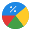dividends, diversification, financial, allocation, percentage, statistics, pie chart 