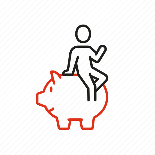 Money box, savings, economy, stock, shareholder, capital, pig icon - Download on Iconfinder