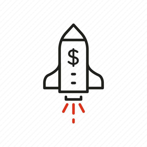 Progress, growth, startup, launch, money, income icon - Download on Iconfinder