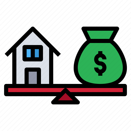 Compare, house, investment, market, value icon - Download on Iconfinder