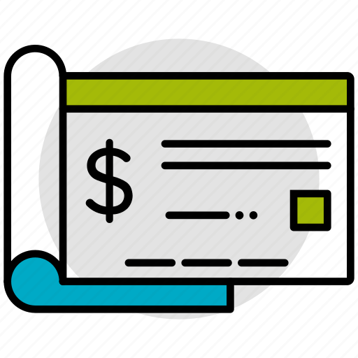 Cheque, book, money, bank, signature icon - Download on Iconfinder