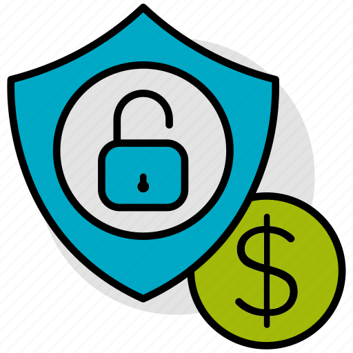 Money, protection, dollar, coin, shield icon - Download on Iconfinder