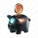 piggybank, money, savings, coin, finance 