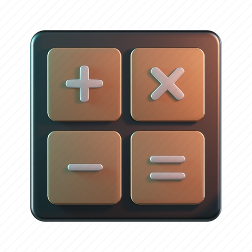 Calculation, math, accounting, calculate, finance 3D illustration - Download on Iconfinder
