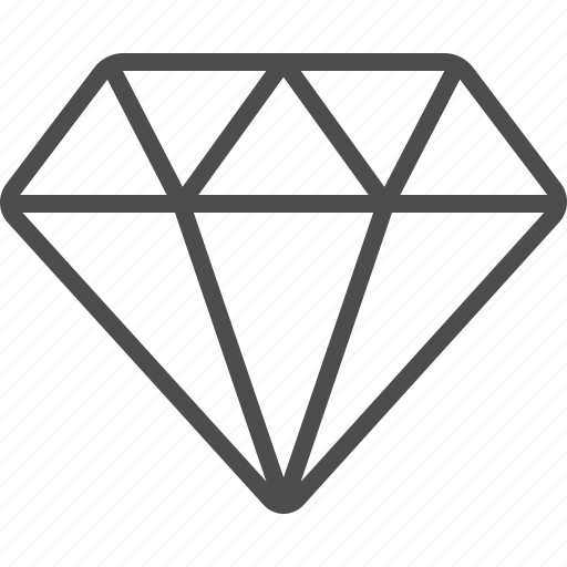 Diamond, jewel, precious gem icon - Download on Iconfinder