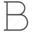 b, bold, letter, type 