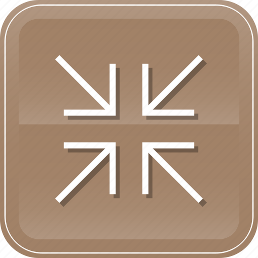 Arrow, minimize, reduce, reduction, screen, ui, zoom icon - Download on Iconfinder