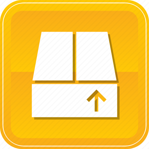 Box, crate, delivery, package, save, upload, guardar icon - Download on Iconfinder